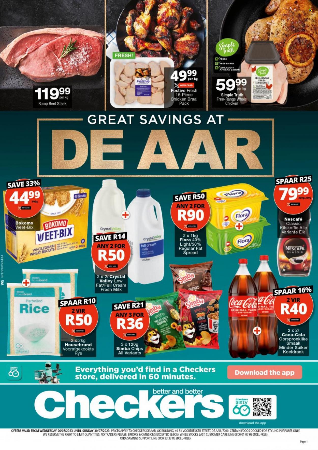 Checkers specials - 26/07/2023 - 30/07/2023. Page 1