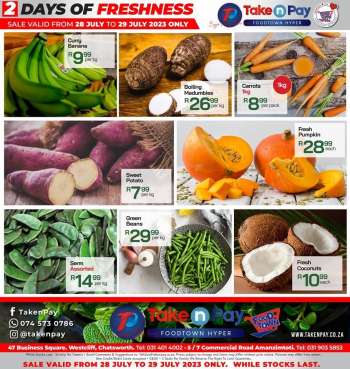 Take n Pay catalogue  - 28/07/2023 - 29/07/2023.