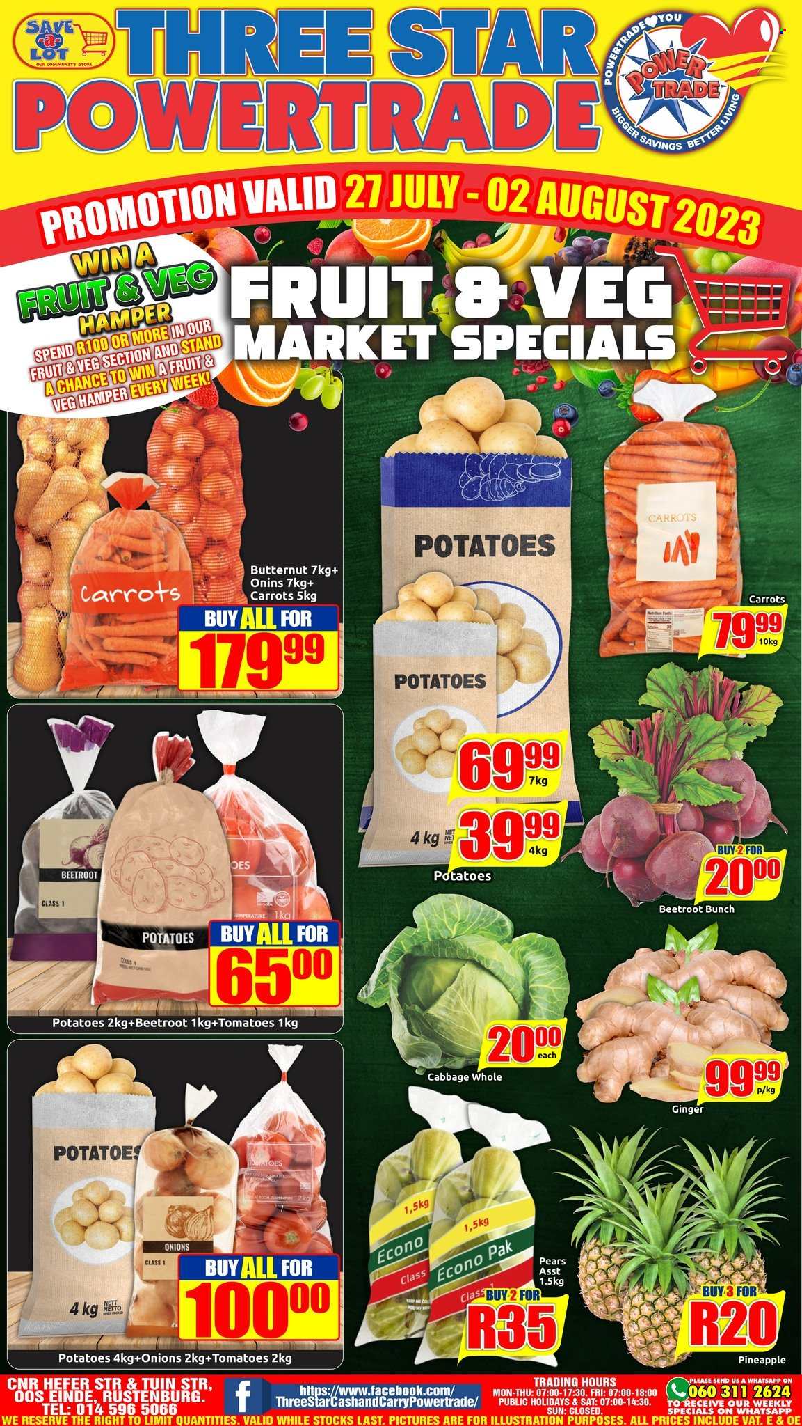Three Star Cash and Carry specials - 27/07/2023 - 02/08/2023. Page 1
