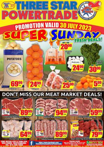 Three Star Cash and Carry catalogue  - 30/07/2023 - 30/07/2023.