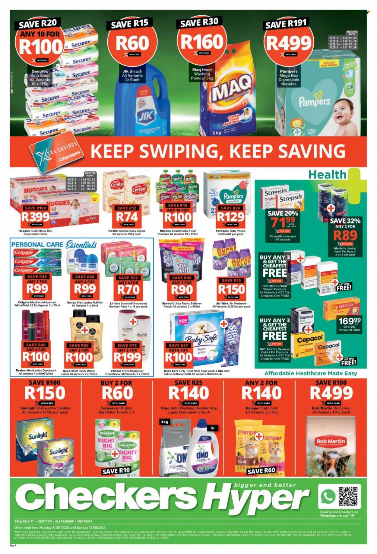 Checkers specials - 31/07/2023 - 13/08/2023. Page 4