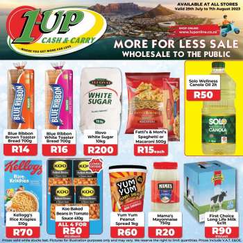 1UP Cash & Carry catalogue  - 25/07/2023 - 07/08/2023.