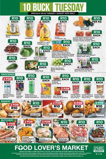Food Lover's Market catalogue  - 01/08/2023 - 01/08/2023.