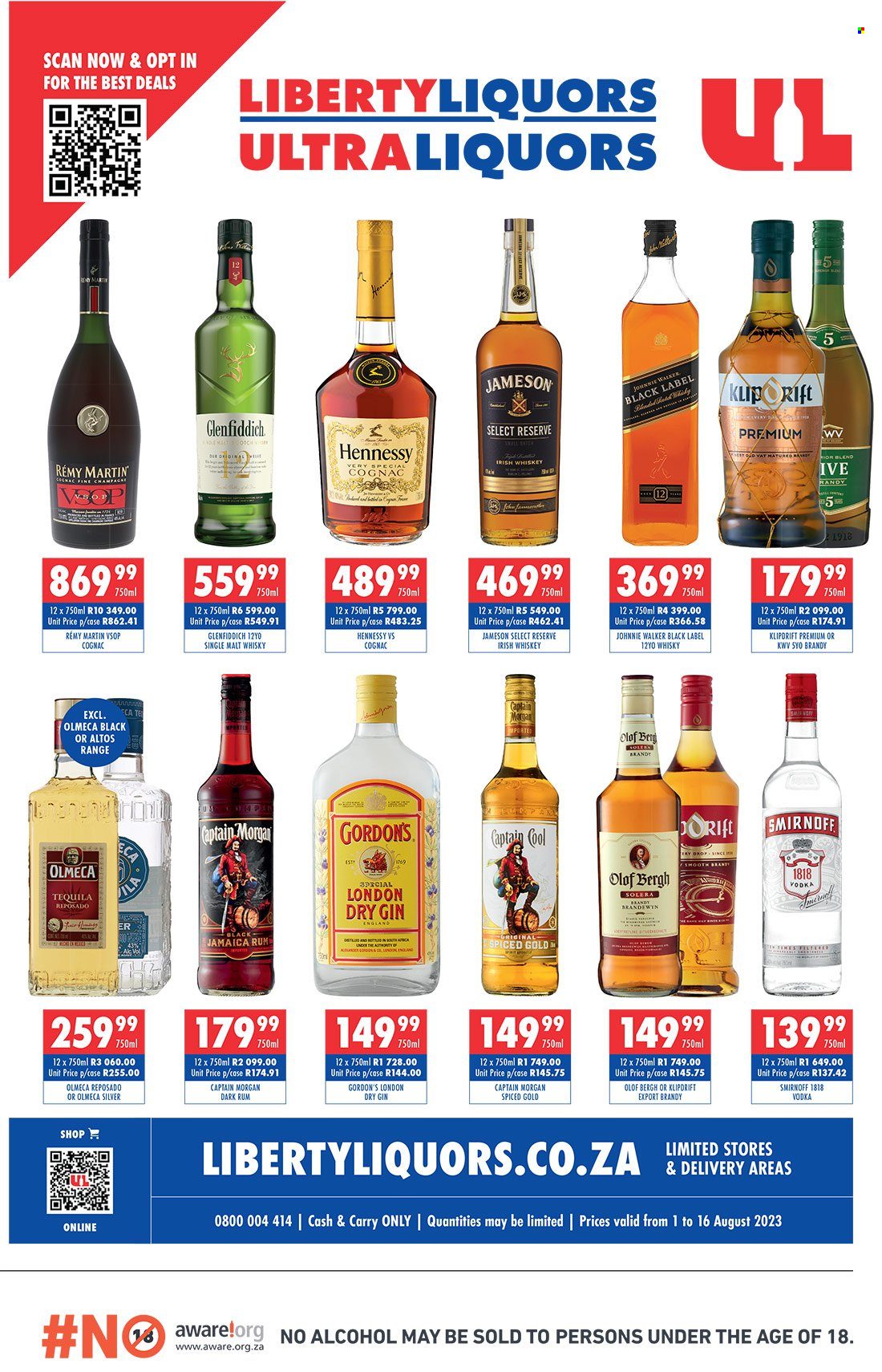 Liberty Liquors specials - 01/08/2023 - 16/08/2023. Page 1