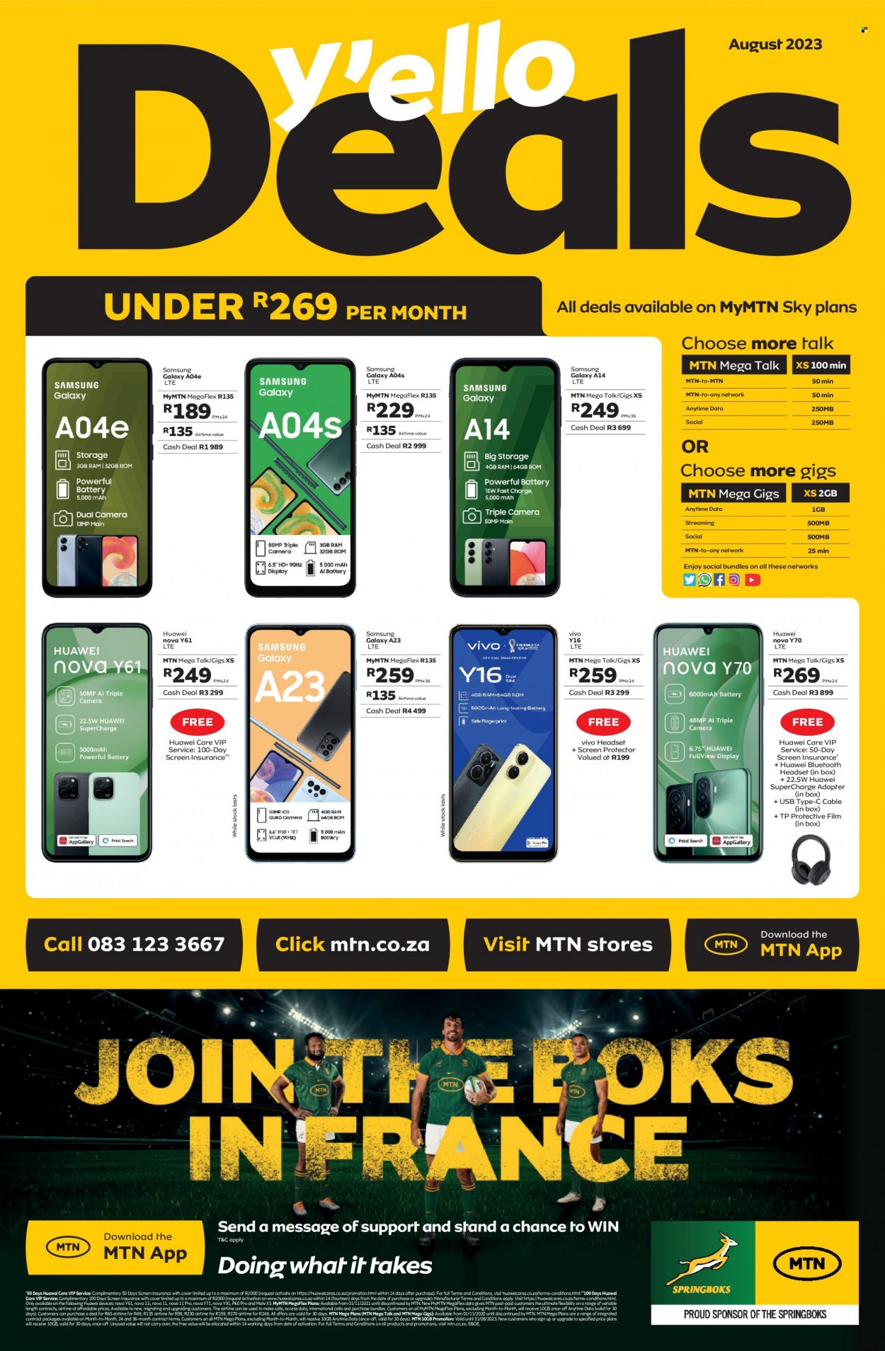 MTN specials - 01/08/2023 - 31/08/2023. Page 1