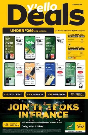 MTN catalogue  - 01/08/2023 - 31/08/2023.
