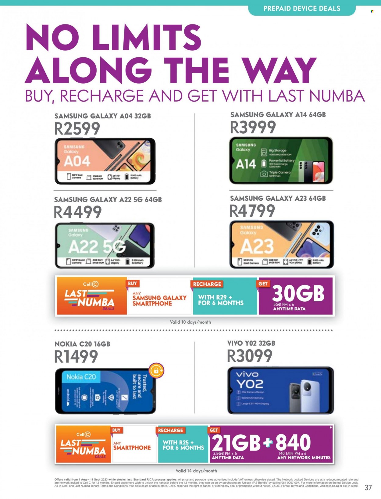 Cell C specials - 01/08/2023 - 11/09/2023. Page 37