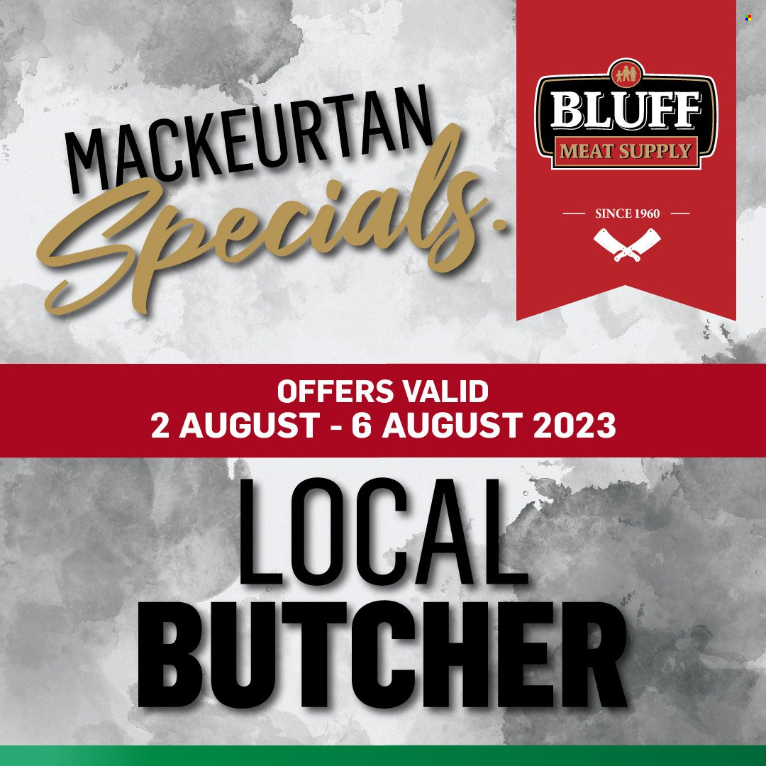 Bluff Meat Supply specials - 02/08/2023 - 06/08/2023. Page 1