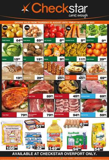 Checkstar catalogue  - 03/08/2023 - 04/08/2023.