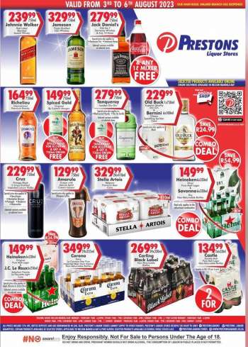 Prestons Liquor Stores catalogue  - 03/08/2023 - 06/08/2023.