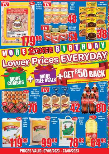 Boxer catalogue  - 07/08/2023 - 23/08/2023.