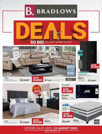 Bradlows catalogue  - 07/08/2023 - 23/08/2023.