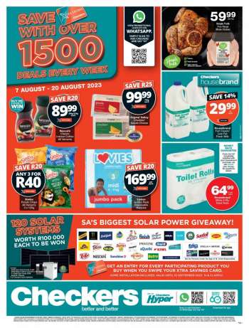 Checkers catalogue  - 07/08/2023 - 20/08/2023.