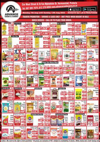 Advance Cash & Carry catalogue  - 07/08/2023 - 13/08/2023.