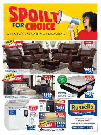 Russells catalogue  - 07/08/2023 - 03/09/2023.