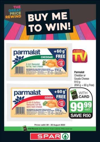 SPAR catalogue  - 08/08/2023 - 20/08/2023.