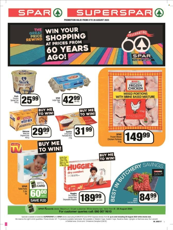 SPAR specials - 08/08/2023 - 20/08/2023. Page 1
