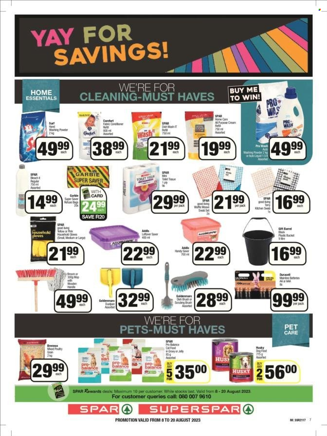 SPAR specials - 08/08/2023 - 20/08/2023. Page 7
