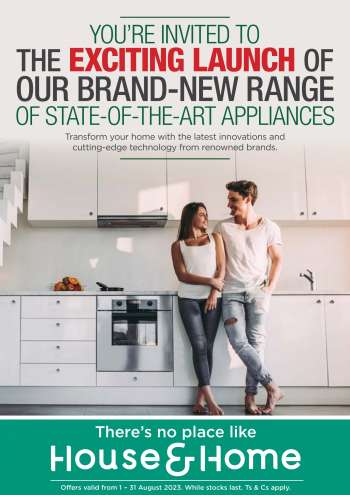 House & Home catalogue  - 01/08/2023 - 31/08/2023.