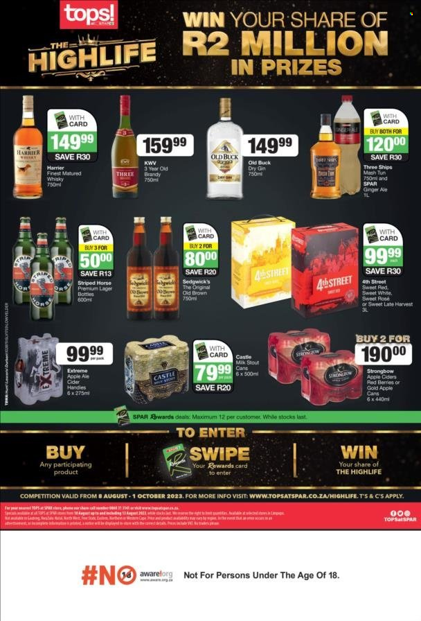 TOPS at SPAR specials - 10/08/2023 - 13/08/2023. Page 1