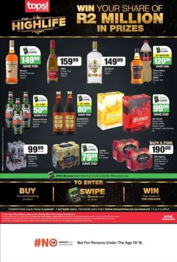 TOPS at SPAR catalogue  - 10/08/2023 - 13/08/2023.
