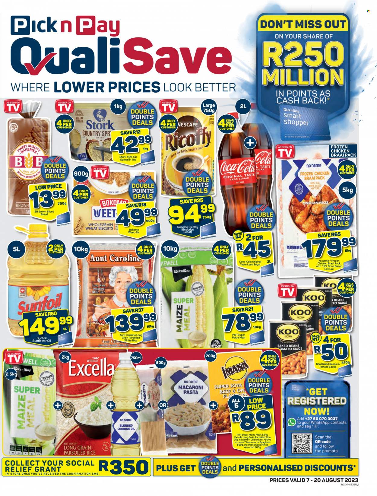 Pick n Pay QualiSave specials - 07/08/2023 - 20/08/2023. Page 1