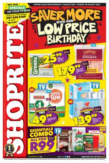 Shoprite catalogue  - 07/08/2023 - 20/08/2023.