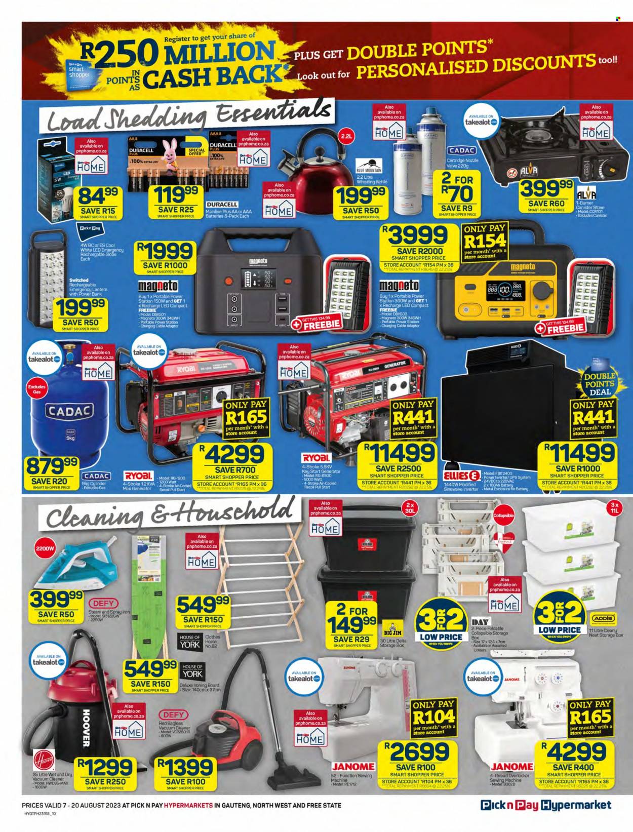 Pick n Pay Hypermarket specials - 07/08/2023 - 20/08/2023. Page 10