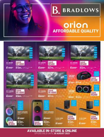 Bradlows catalogue  - 15/08/2023 - 30/08/2023.