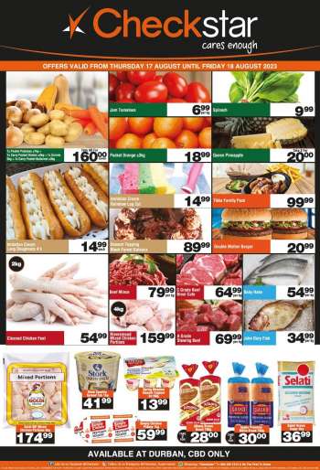 Checkstar catalogue  - 17/08/2023 - 18/08/2023.