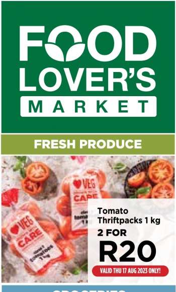Food Lover's Market catalogue  - 17/08/2023 - 17/08/2023.
