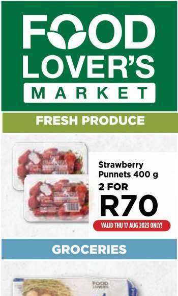 Food Lover's Market catalogue  - 17/08/2023 - 17/08/2023.