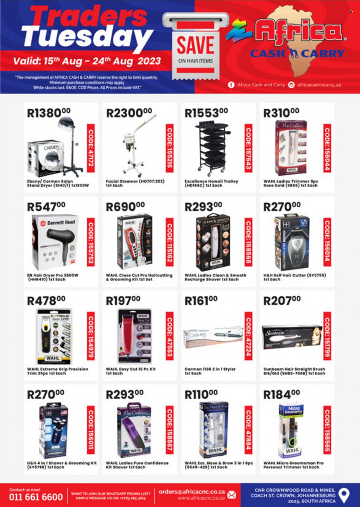 Africa Cash & Carry specials - 15/08/2023 - 24/08/2023. Page 1