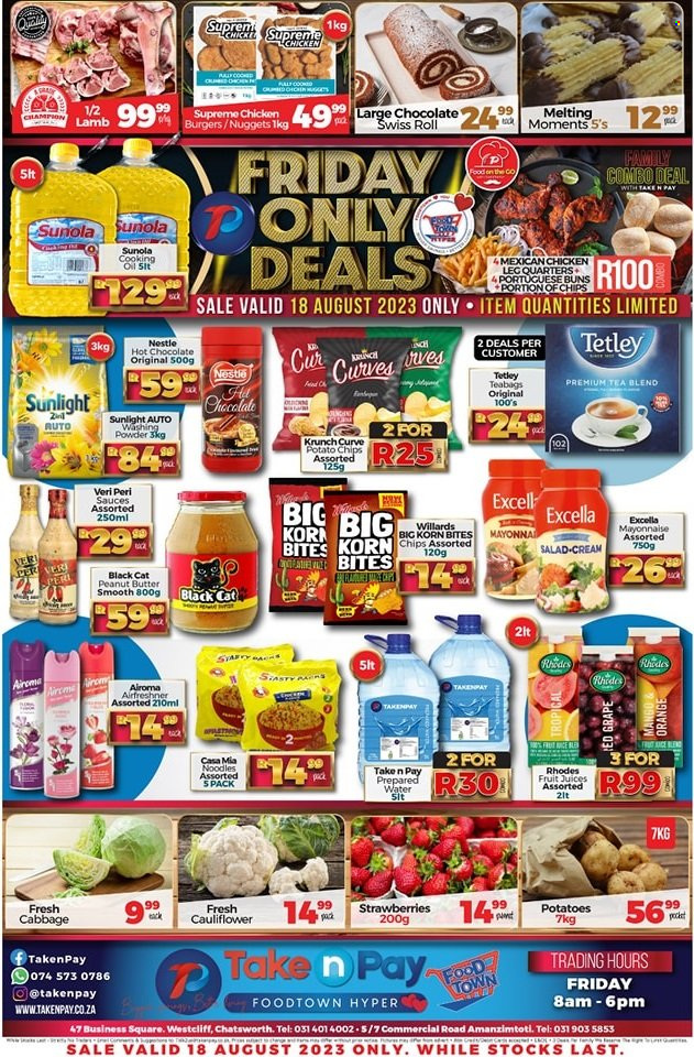 Take n Pay specials - 18/08/2023 - 18/08/2023. Page 1