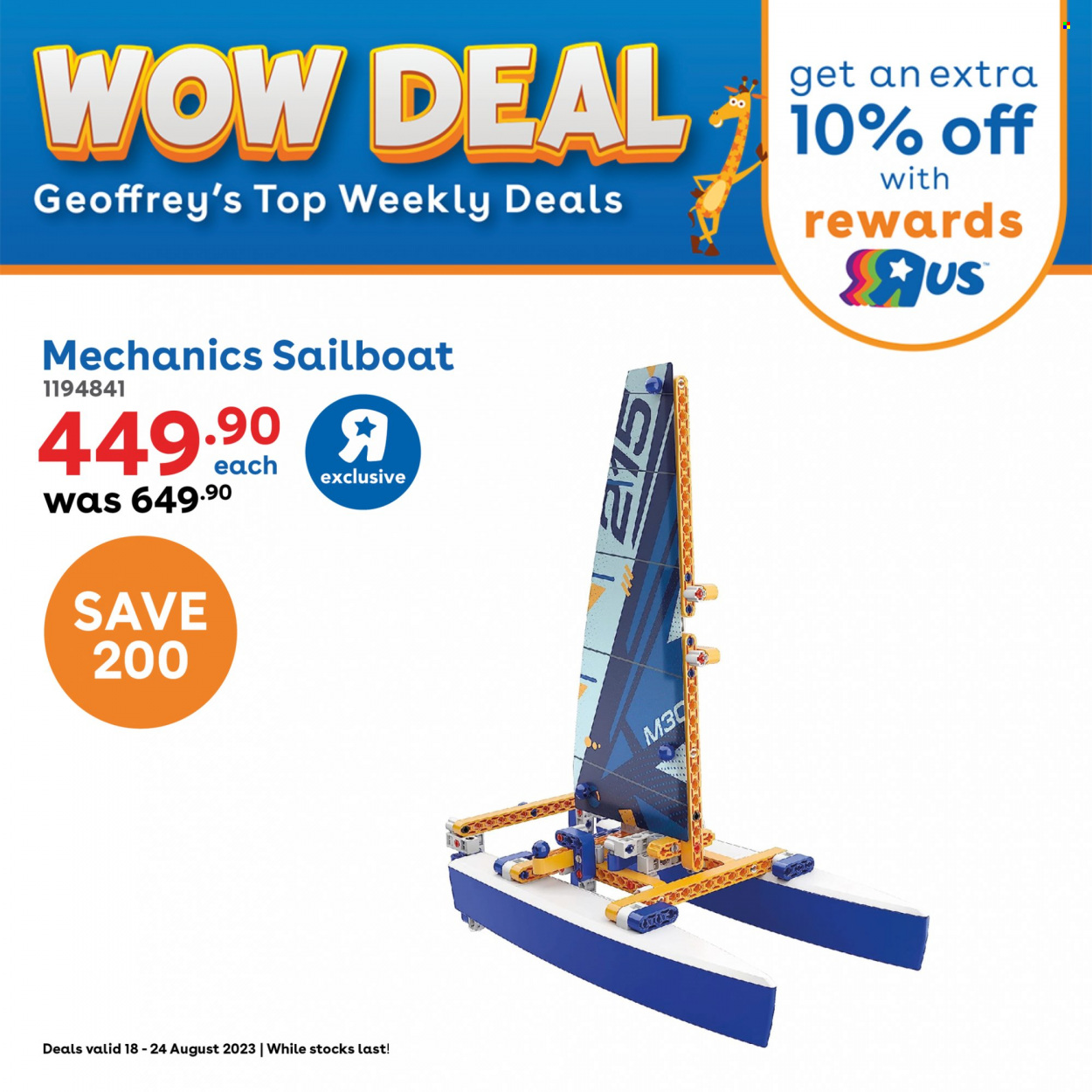 Toys R Us specials - 18/08/2023 - 24/08/2023. Page 3