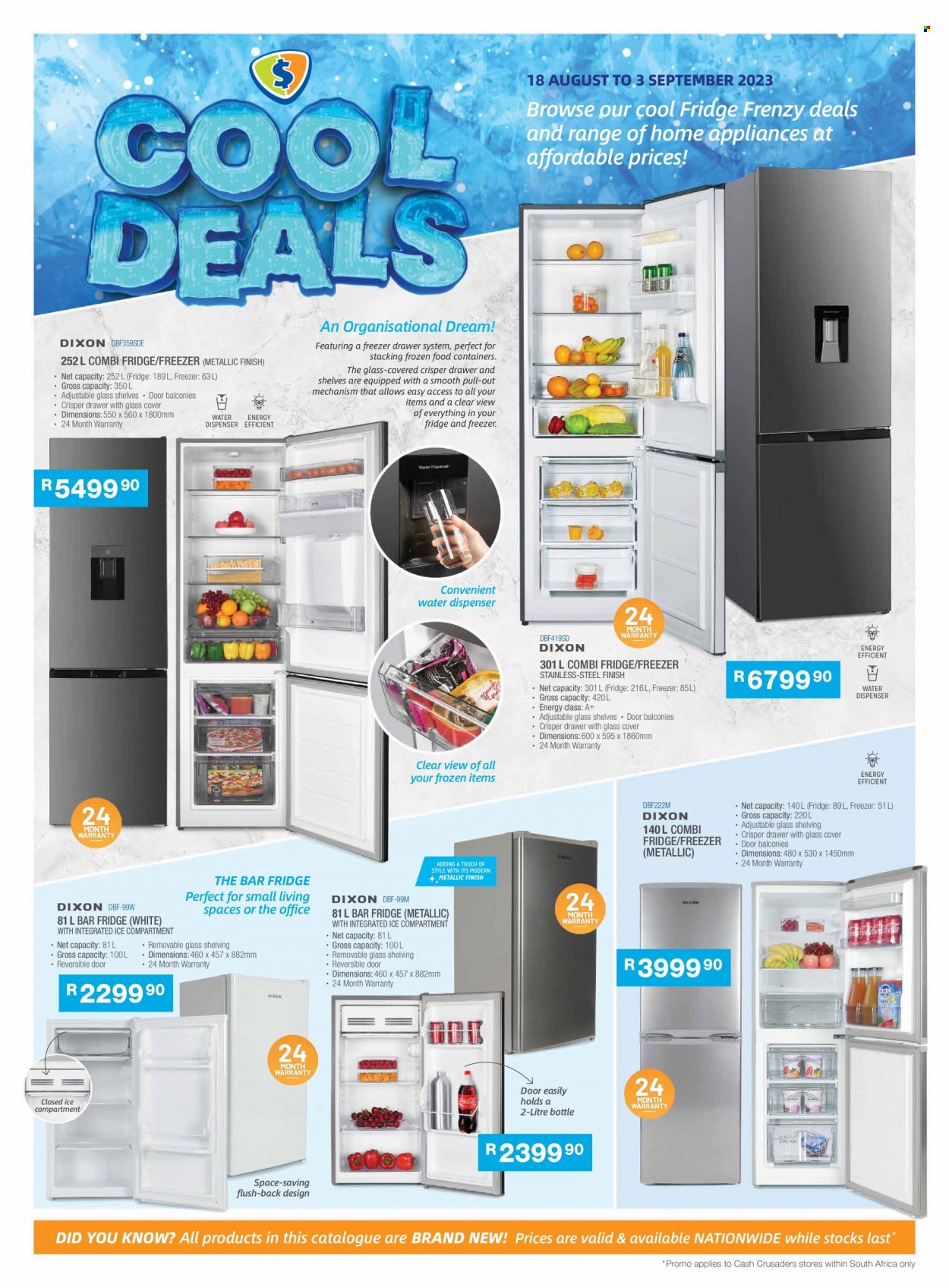 Cash Crusaders specials - 18/08/2023 - 03/09/2023. Page 1