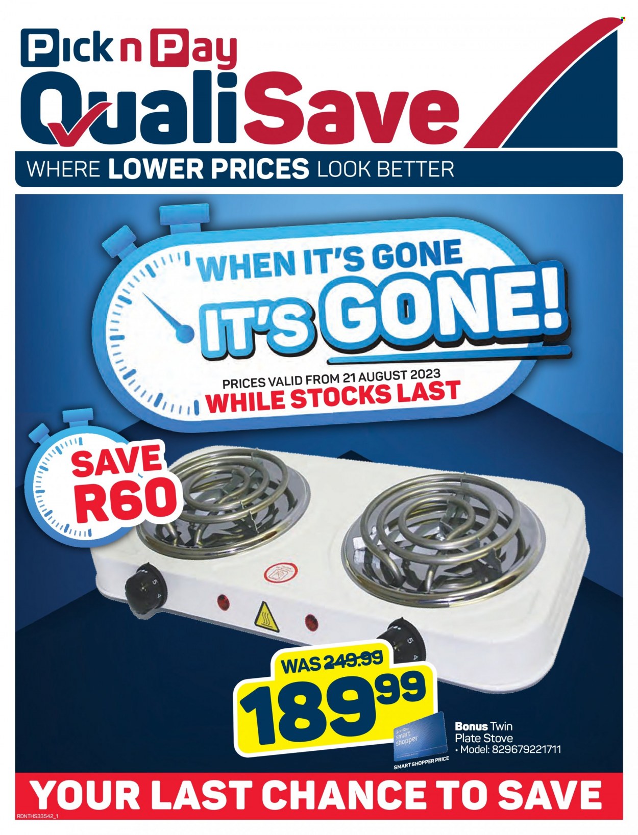 Pick n Pay QualiSave specials - 21/08/2023 - 13/09/2023. Page 1