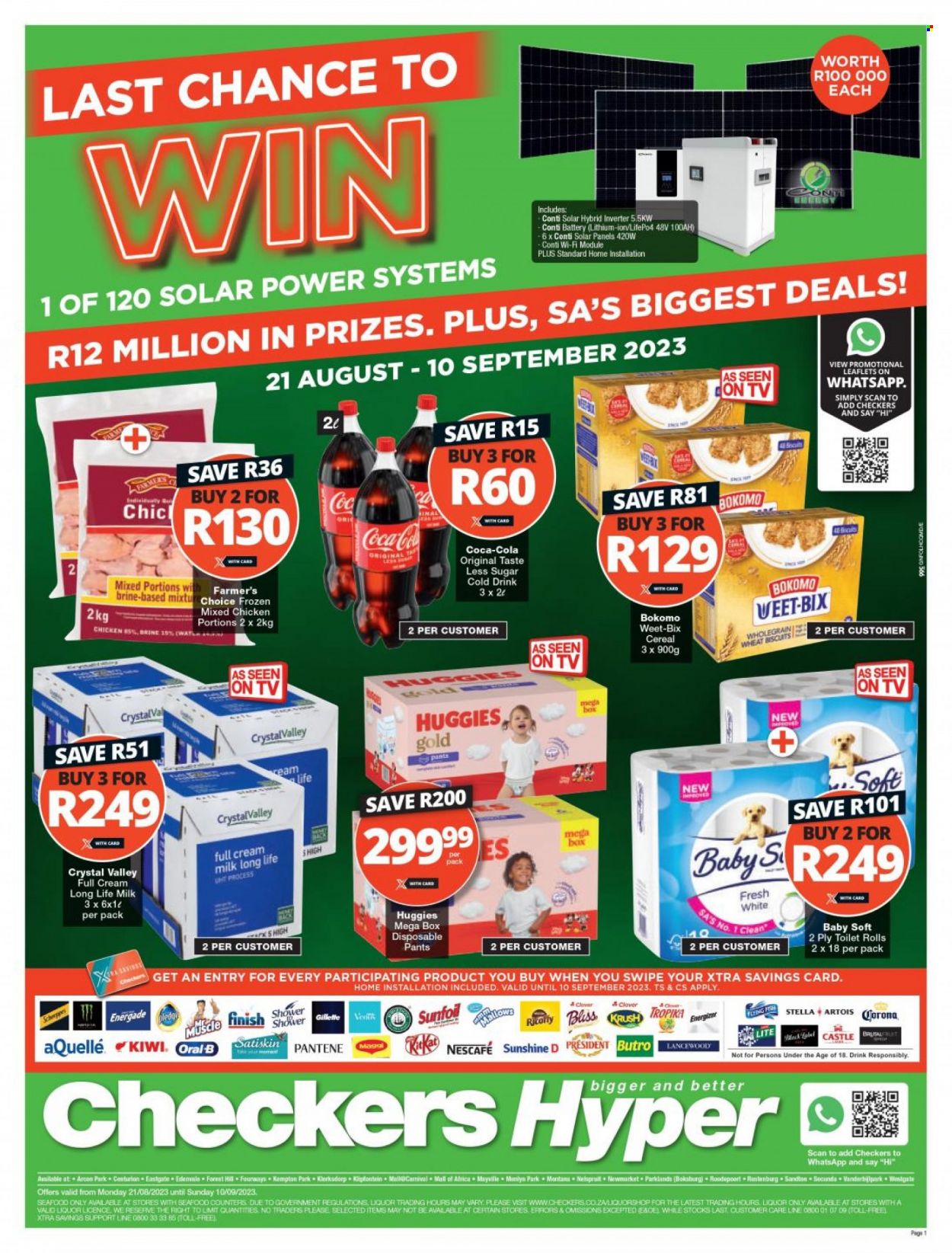 Checkers specials - 21/08/2023 - 10/09/2023. Page 1