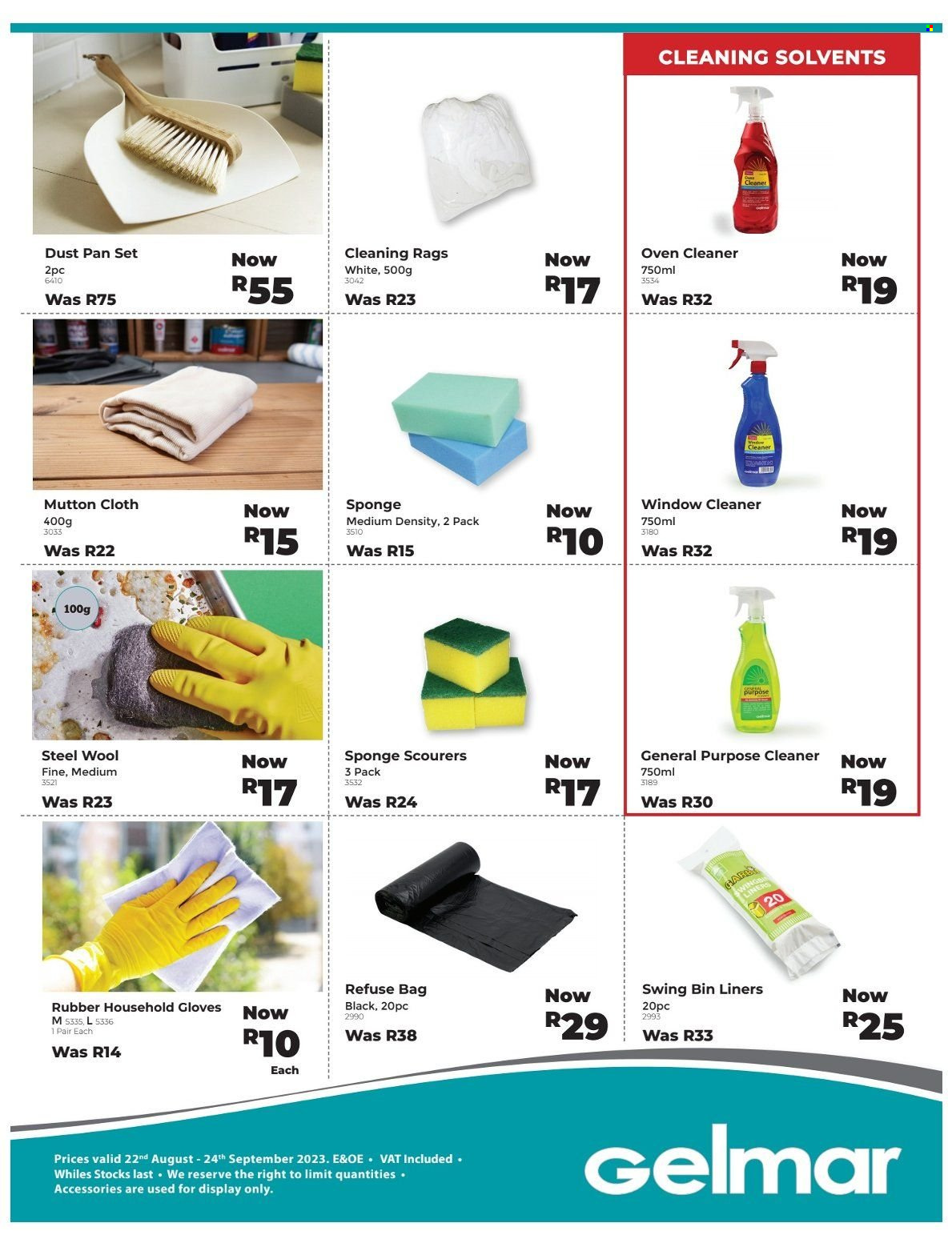 Gelmar specials - 22/08/2023 - 24/09/2023. Page 1