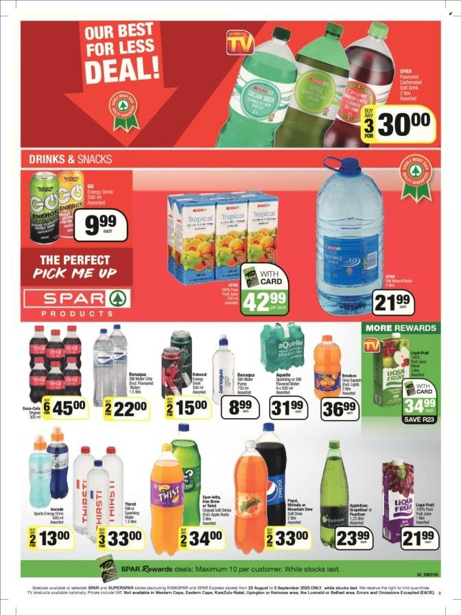 SPAR specials - 22/08/2023 - 03/09/2023. Page 9