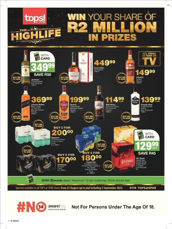 SPAR specials - 22/08/2023 - 03/09/2023. Page 14