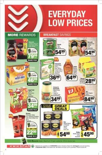 SPAR catalogue  - 22/08/2023 - 03/09/2023.