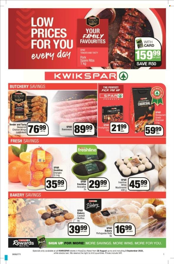 SPAR specials - 22/08/2023 - 03/09/2023. Page 2