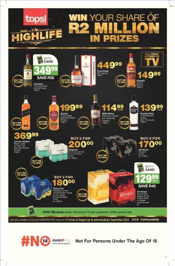 SPAR specials - 22/08/2023 - 03/09/2023. Page 5