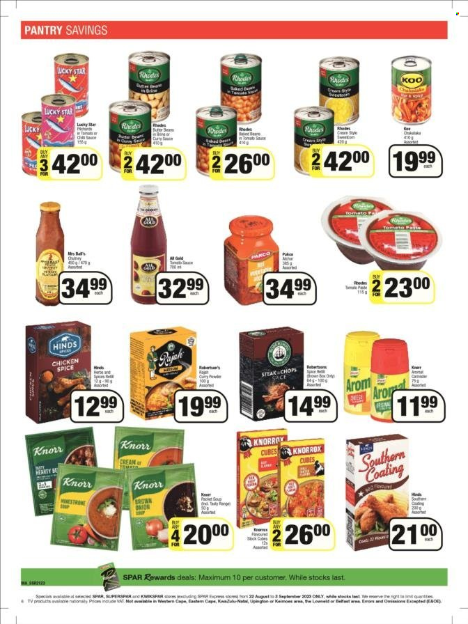 SPAR specials - 22/08/2023 - 03/09/2023. Page 4