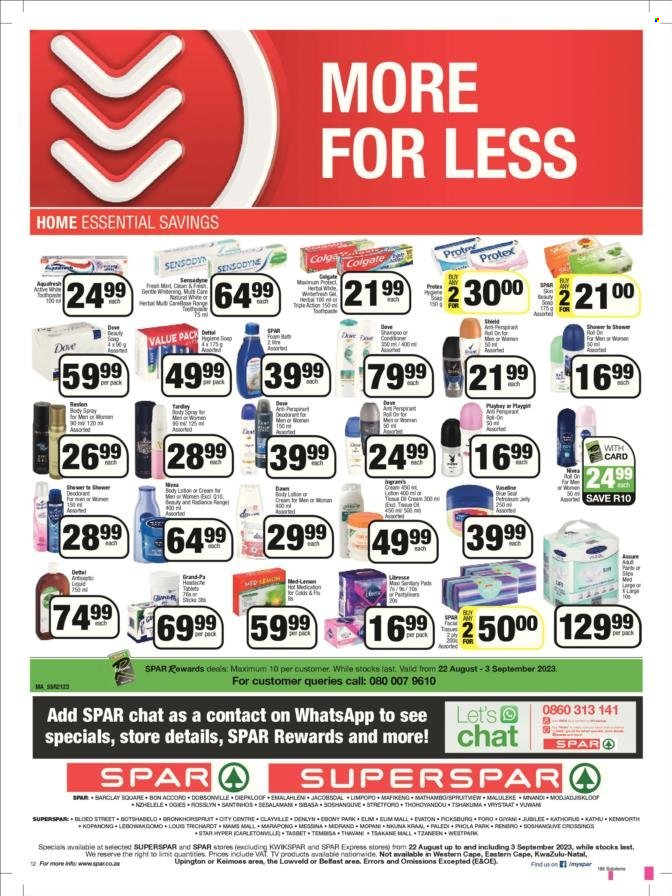 SPAR specials - 22/08/2023 - 03/09/2023. Page 10