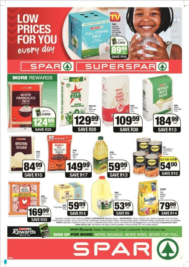 SPAR specials - 22/08/2023 - 03/09/2023. Page 1