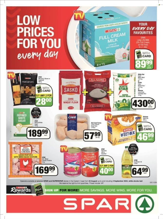 SPAR specials - 22/08/2023 - 03/09/2023. Page 1
