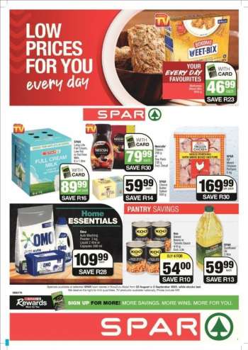 SPAR catalogue  - 22/08/2023 - 03/09/2023.
