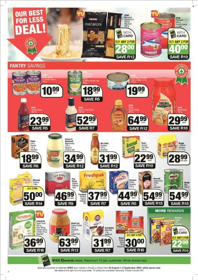 SPAR specials - 22/08/2023 - 03/09/2023. Page 2